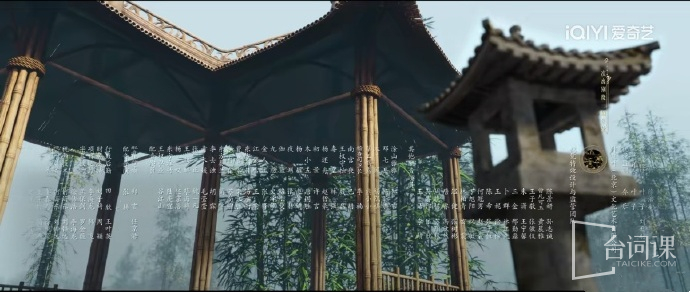 《淮水竹亭》配音表