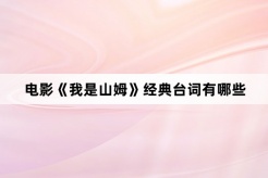 電影《我是山姆》經典台詞