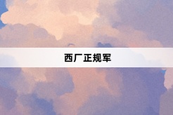 “西厂正规军”网络梗词解释