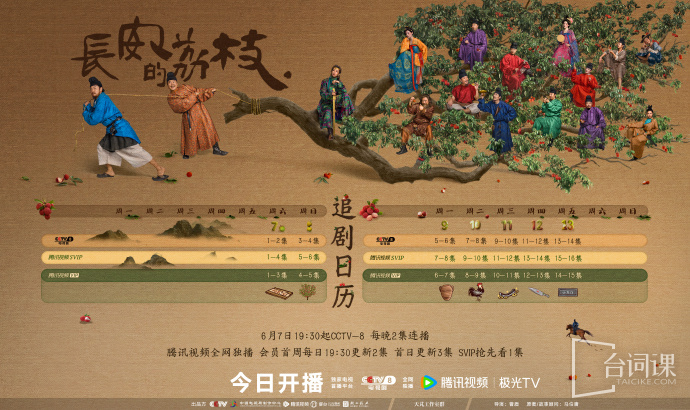 《长安的荔枝》追剧日历