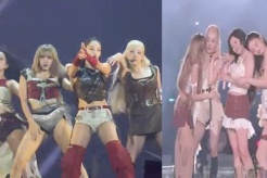 BLACKPINK合体三巡“DEADLINE”首演新歌《JUMP》,成员拥抱亲吻感动全场