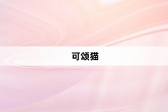 “可颂猫”网络梗词解释