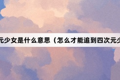 “四次元少女”网络梗词解释