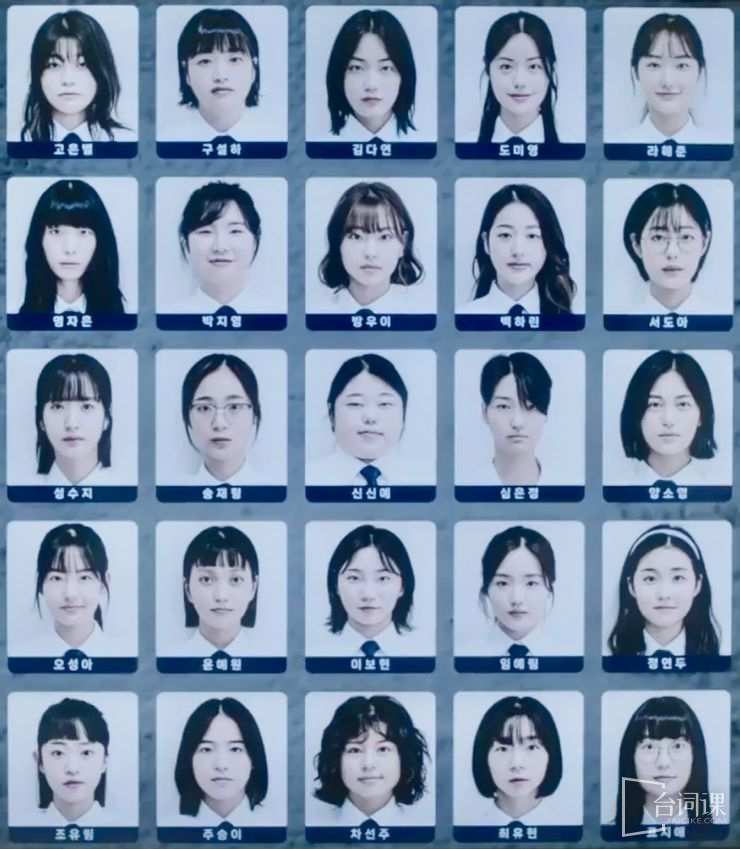 Korean drama《Pyramid Game》List of rankings of 25 people in the class