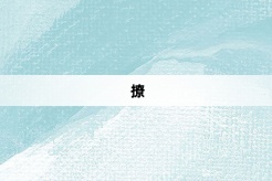 “撩”网络梗词解释