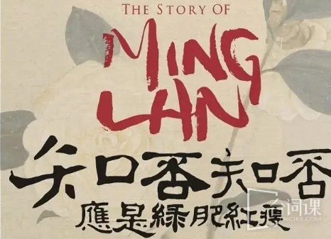 知否知否应是绿肥红瘦