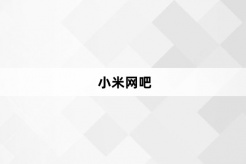 “小米网吧”网络梗词解释