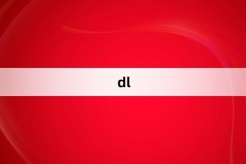 “dl”网络梗词解释