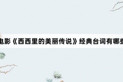 电影《西西里的美丽传说》经典台词有哪些