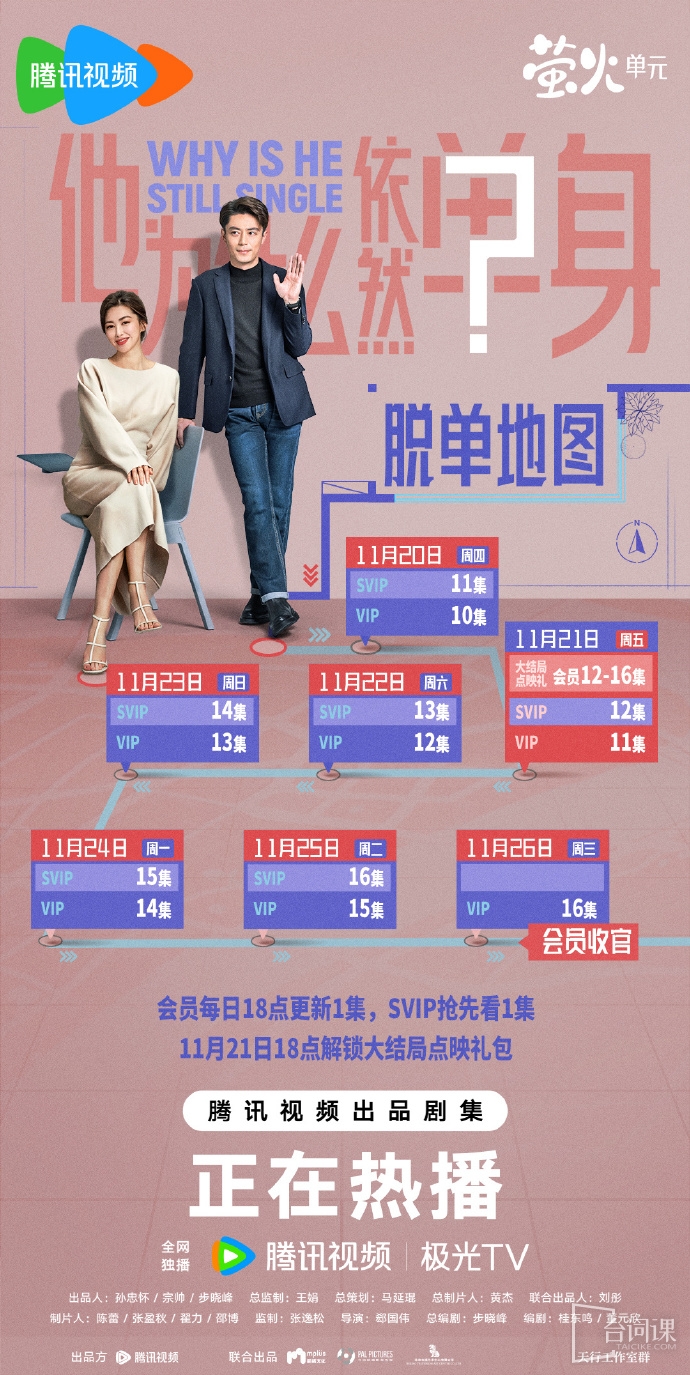 《他为什么依然单身》追剧日历